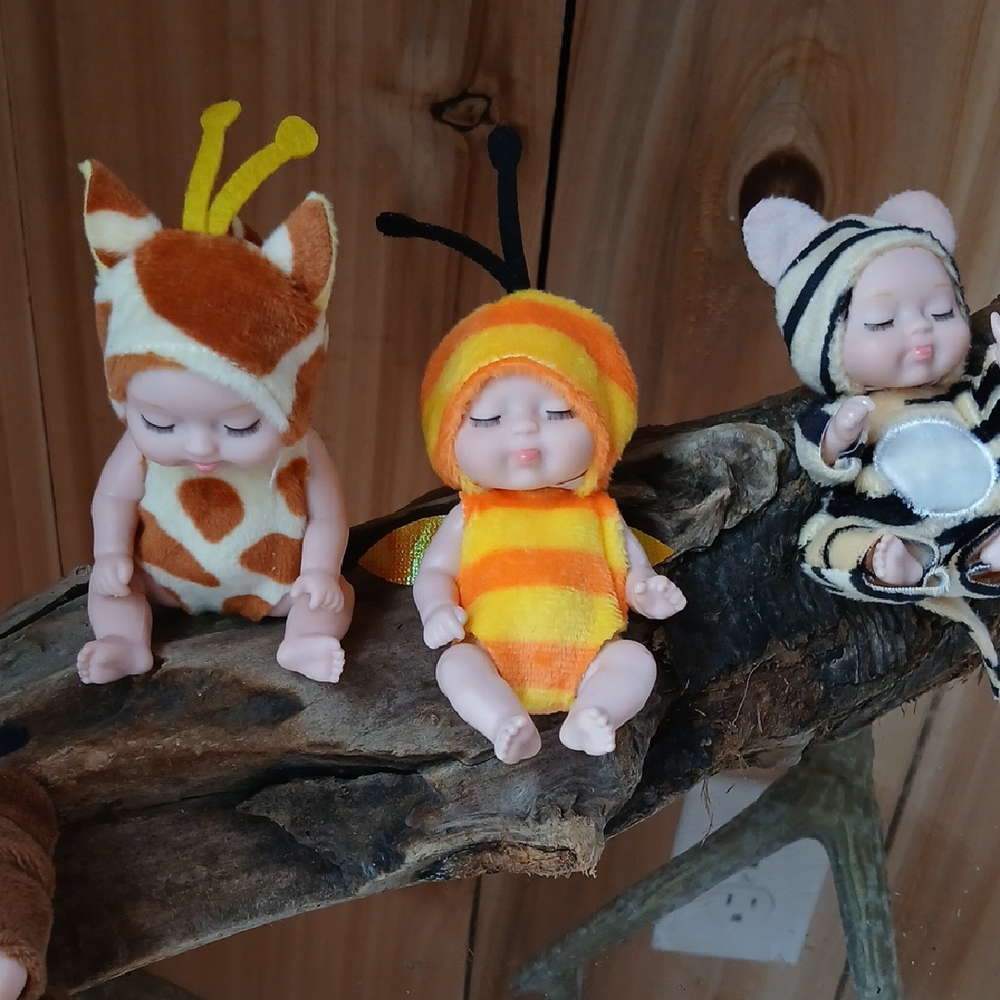 Adorable Animal-Themed Baby Dolls Set